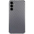 Silver Carbon Fiber Specialty Texture Material Galaxy S24 Plus Clear Case
